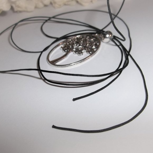 Necklace, Pendant, Tree Necklace, Tree of Life Necklace, Silver Necklace A634 - Picture 6 of 10